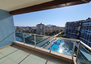 2+1 apartment with sea view in Cikcilli area