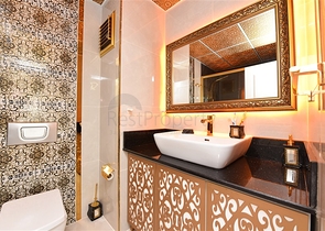 3+1 apartment near the sea in the center of Alanya