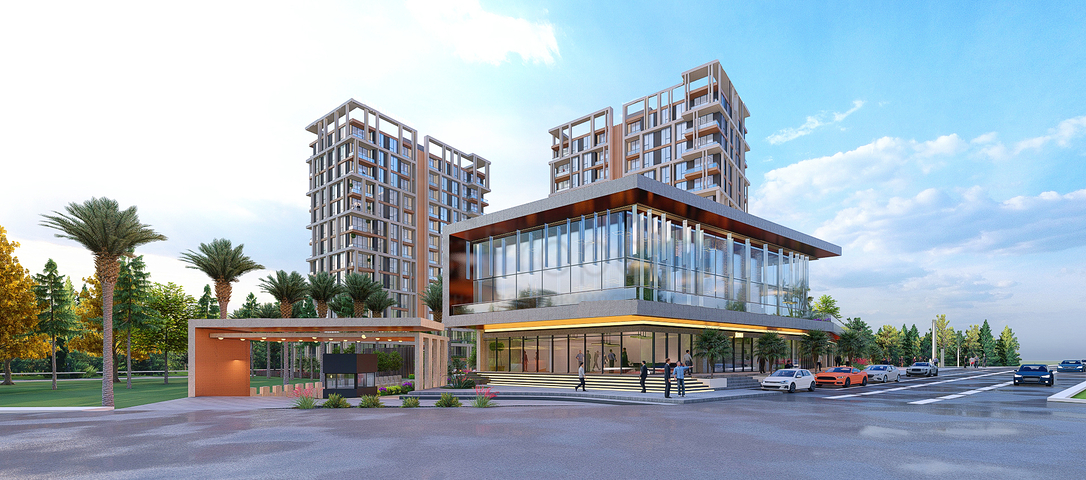 An investment project at the excavation stage in the Sanjaktepe area