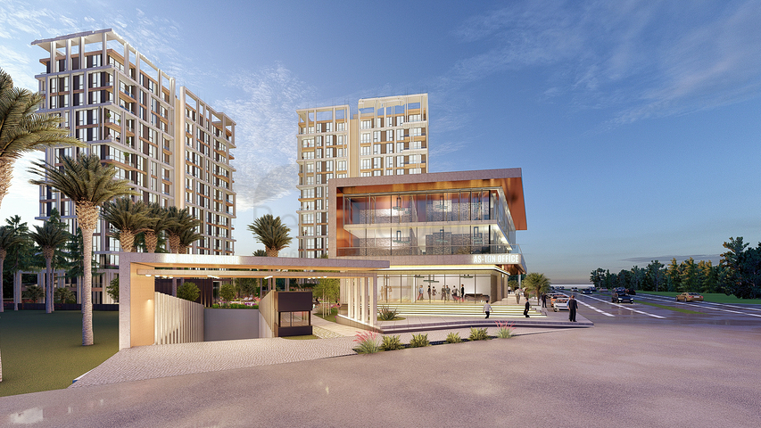 An investment project at the excavation stage in the Sanjaktepe area