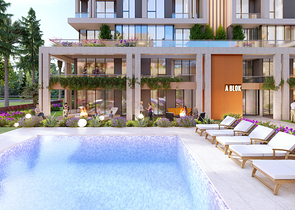 An investment project at the excavation stage in the Sanjaktepe area