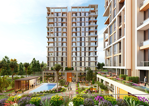 An investment project at the excavation stage in the Sanjaktepe area