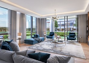 An investment project at the excavation stage in the Sanjaktepe area