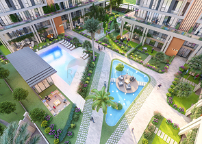 An investment project at the excavation stage in the Sanjaktepe area