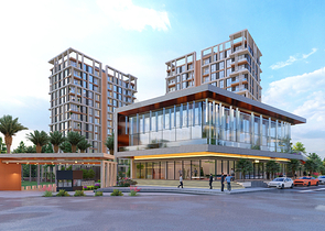 An investment project at the excavation stage in the Sanjaktepe area