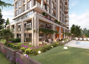 An investment project at the excavation stage in the Sanjaktepe area