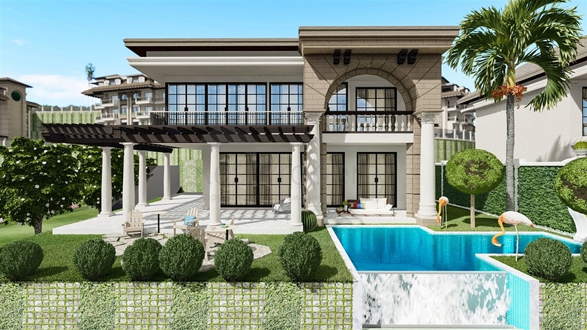 New investment project with sea view in Kargicak district