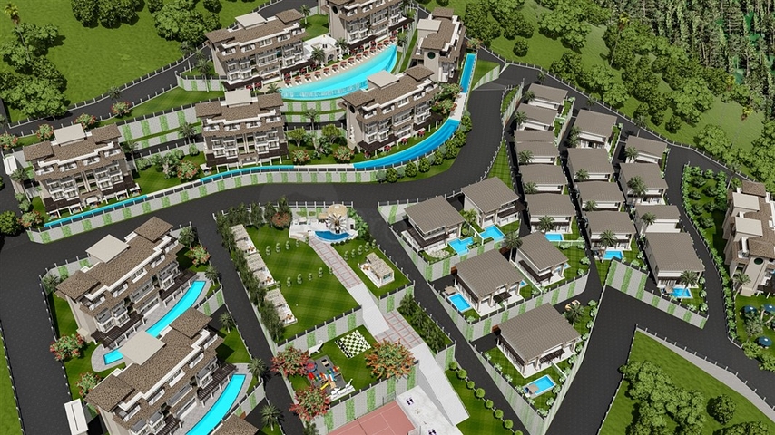 New investment project with sea view in Kargicak district