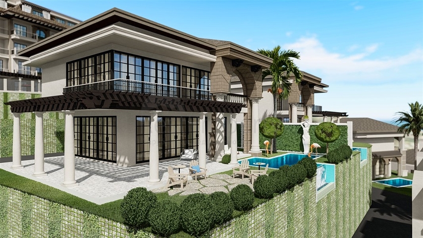 New investment project with sea view in Kargicak district