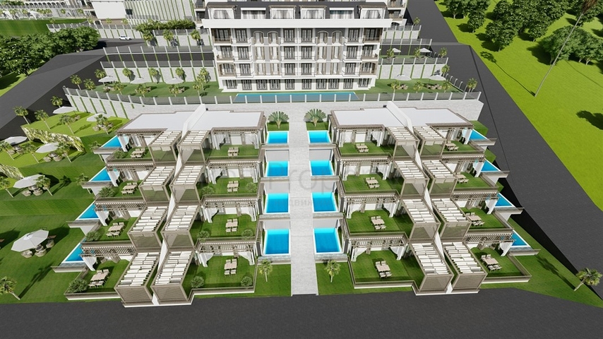 New investment project with sea view in Kargicak district