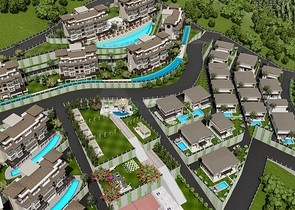 New investment project with sea view in Kargicak district