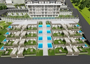 New investment project with sea view in Kargicak district