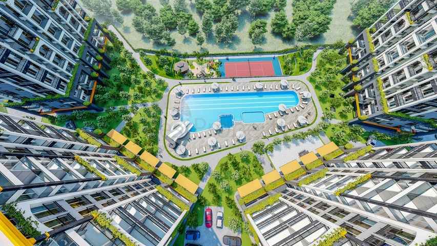 Apartments in a luxury complex in Avsallar