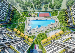 Apartments in a luxury complex in Avsallar