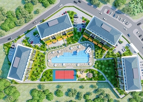 Apartments in a luxury complex in Avsallar