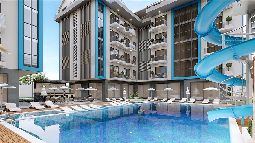Apartment in a new complex in Oba district