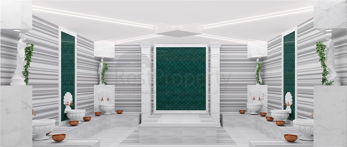 Apartment in a new complex in Oba district