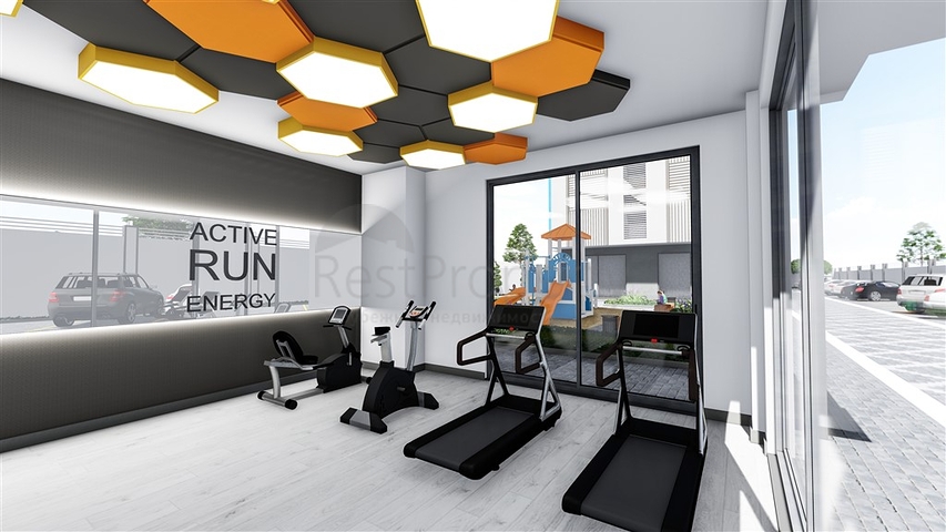 Apartment in a new complex in Oba district