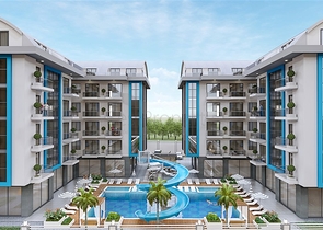 Apartment in a new complex in Oba district