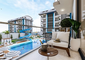 Apartment in a new complex in Oba district