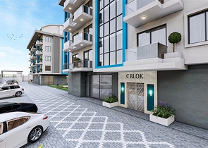 Apartment in a new complex in Oba district