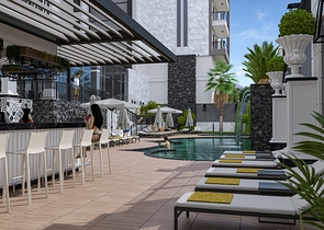 Apartment in a new investment project in Kargicak district