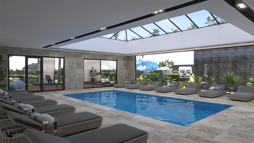 The project of a premium residential complex with infrastructure in Mahmutlar