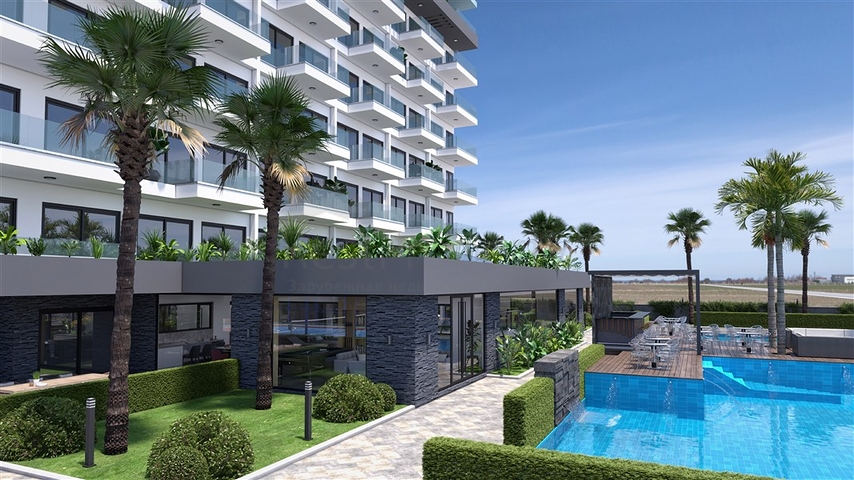 The project of a premium residential complex with infrastructure in Mahmutlar