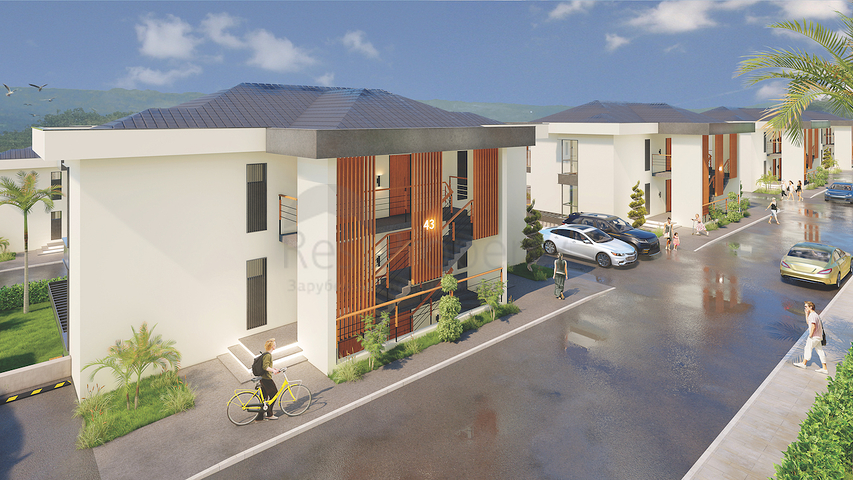 2+1 apartments in an eco-friendly complex surrounded by coniferous forest in the area of Dortepe in the eastern part of Bodrum.