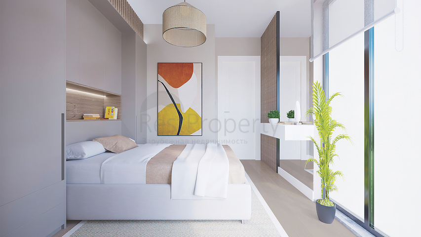 2+1 apartments in an eco-friendly complex surrounded by coniferous forest in the area of Dortepe in the eastern part of Bodrum.