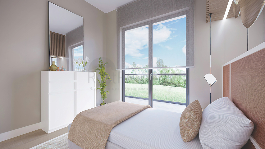 2+1 apartments in an eco-friendly complex surrounded by coniferous forest in the area of Dortepe in the eastern part of Bodrum.