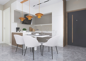 2+1 apartments in an eco-friendly complex surrounded by coniferous forest in the area of Dortepe in the eastern part of Bodrum.