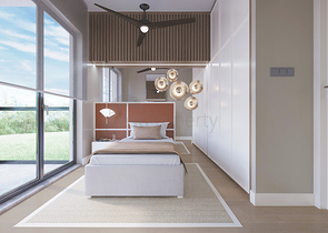 2+1 apartments in an eco-friendly complex surrounded by coniferous forest in the area of Dortepe in the eastern part of Bodrum.