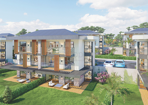 2+1 apartments in an eco-friendly complex surrounded by coniferous forest in the area of Dortepe in the eastern part of Bodrum.