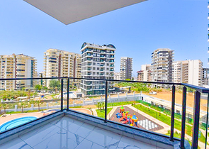 1+1 apartment in a new complex in Mahmutlar district