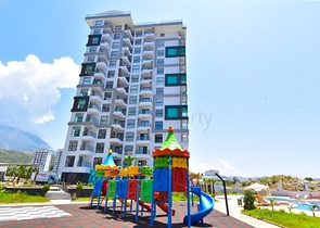 1+1 apartment in a new complex in Mahmutlar district