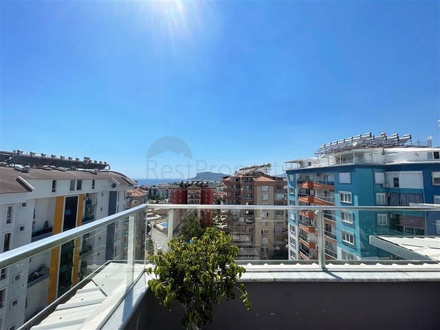 Sea view - 5 bedroom duplex - in Tosmur / Alanya 