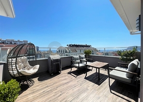 Sea view - 5 bedroom duplex - in Tosmur / Alanya 