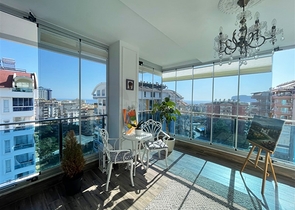 Sea view - 5 bedroom duplex - in Tosmur / Alanya 