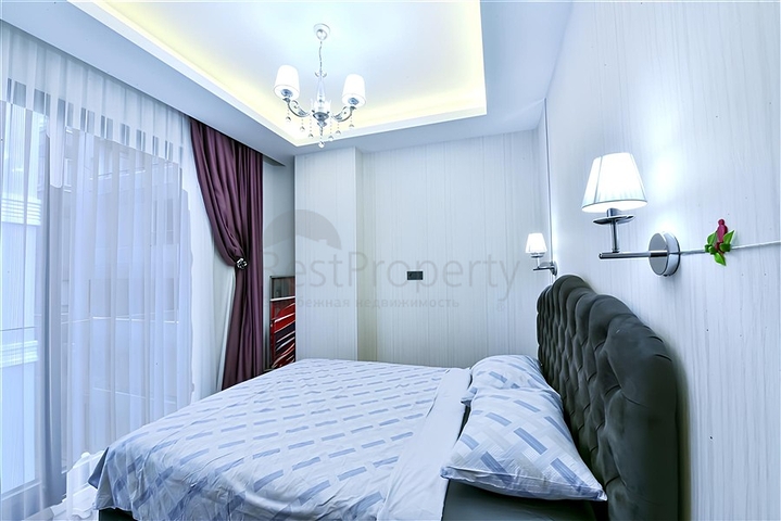 Furnished 2+1 Apartment for Rent in Alanya Center with Pool & Spa