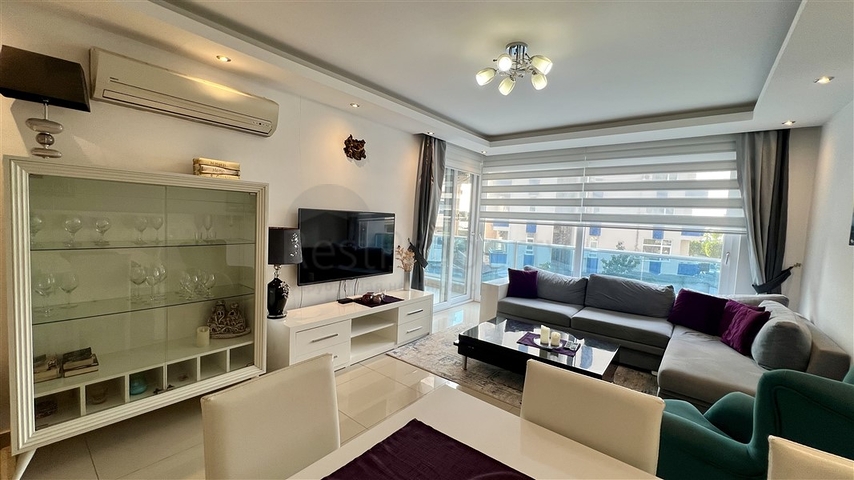 Furnished 2+1 Apartment in Tosmur, Alanya – 50 m to Sea, Resort Complex