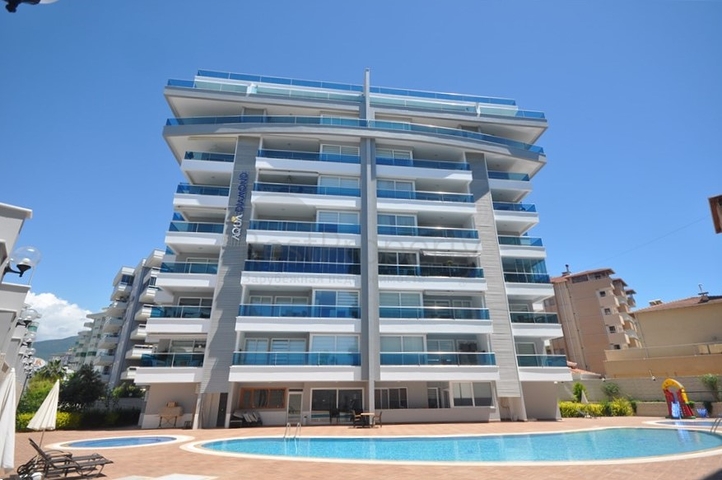Furnished 2+1 Apartment in Tosmur, Alanya – 50 m to Sea, Resort Complex