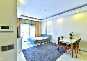 Furnished 1+1 Apartment in Oba, Alanya – Designer Interior & Resort-Style Complex