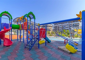 Furnished 1+1 Apartment in Oba, Alanya – Designer Interior & Resort-Style Complex