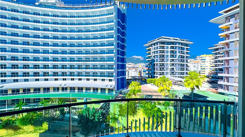 Modern 1+1 Apartment with Sea View in Tosmur, Alanya