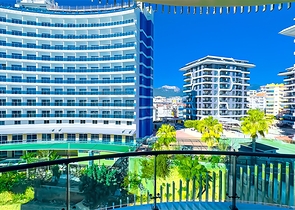 Modern 1+1 Apartment with Sea View in Tosmur, Alanya