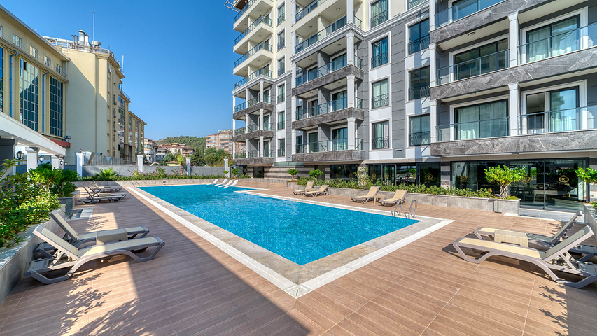 Luxury 3+1 Apartment in Cleopatra Area, Sea & Castle View – Citizenship Eligible