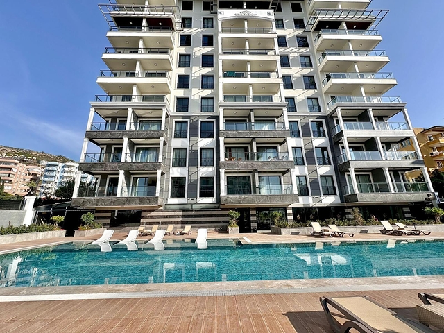 Luxury 3+1 Apartment in Cleopatra Area, Sea & Castle View – Citizenship Eligible