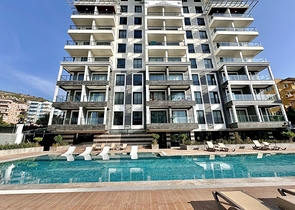 Luxury 3+1 Apartment in Cleopatra Area, Sea & Castle View – Citizenship Eligible