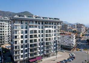 Luxury 3+1 Apartment in Cleopatra Area, Sea & Castle View – Citizenship Eligible